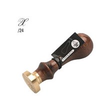 제이허빈 알파벳 이탤릭 놋쇠인장, X, 1개