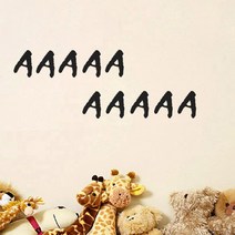 1AM 이니셜 스티커 진회색A 10개입, 중, 2세트