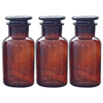 빈티지 갈색시약병(유리화병) 250ml, 3개