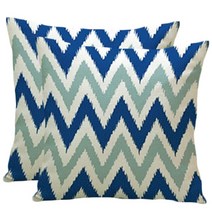이코디 지그재그 패턴 쿠션커버 2입