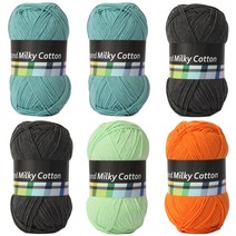 밀키코튼 빈티지로즈블랭킷DIY, S디자인 (파스텔민트, 진회색, 린덴, 오렌지), 1개