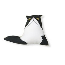 D.I.Y캣토이 캣닢 쿠션 완제품 페르시안 대, 블랙, 1개