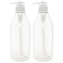 병도매닷컴 DP750 용기 + 디스펜서, 용기(투명), 캡(투명), 2개