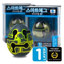 스마트에그 큐브 퍼즐 1단 LV13 스페이스캡슐, 7세 이상