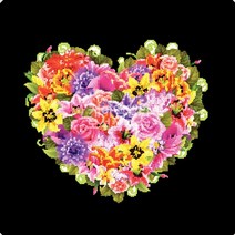 케이엠엘리보석십자수 3D 포근한사랑3 30x30cm, 1개