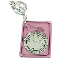 라테스트 시계 미니 슬라이드 거울, 핑크, 1개