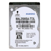 마샬 MALSHAL하드디스크 HDD 3.5형 하드디스크, MAL2500SA-T72L, 500GB