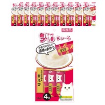 이나바 고양이 챠오츄르 간식, 닭가슴살 +새우 혼합맛, 12팩