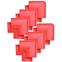 코코맘 일반형 코너보호대 12p, 빨강