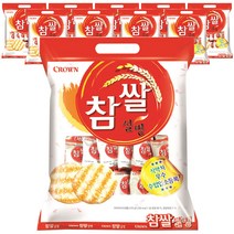 크라운 참쌀설병 쌀스낵, 270g, 10개