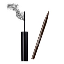 맥퀸뉴욕 워터프루프 펜 아이라이너 NO2 딥브라운 + 스키니 포텐 카라, 1세트