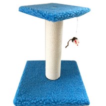 블럭마트 튼튼한 고양이 캣타워, 블루, 1개