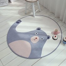 러그랜드 곰 원형러그