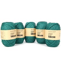 미도리 종이실 5p, 211 피콕그린, 5개