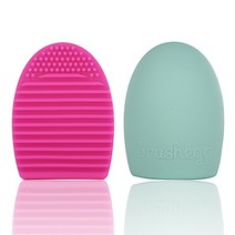리버그린 에그 브러쉬 세척 빨래판, 핫핑크, 민트, 2개입