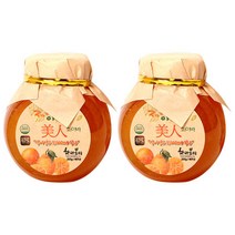 제주이야기 미인 화이바 꼬마 한라봉차, 200g, 2개