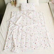 보떼하우스 인견 낮잠이불 + 마이크로화이버솜 베개 + 차렵패드 세트 분리형, 아이스크림
