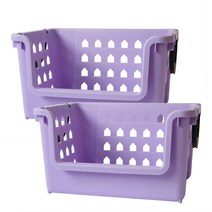 보노하우스 초대형 멀티 바스켓 80L, 바이올렛, 2개
