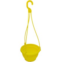 은성 원분재 화분 5p + 화분 걸이 5p, 옐로우