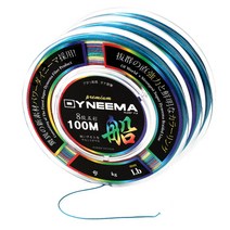 다이니마 프리미엄 PE 낚싯줄 8합 5색 4호, 혼합색상