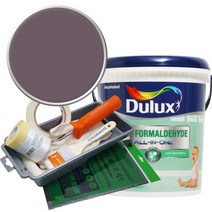 듀럭스 안티 포름알데히드 올인원 페인트 세트, Aubergine Swing, 1L