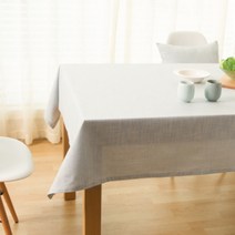 이코디 심플 라이트 테이블 보, 화이트, 130 x 180 cm
