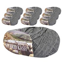 HYBRID KASH 100 뜨개실 10p, 클라우드