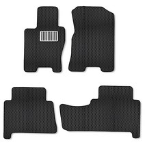 미소 이중 벌집 카매트 일반형 + 메탈 레이싱 발판 패드, 뉴 모하비 2010~ (운전석왼쪽상단파임), 기아