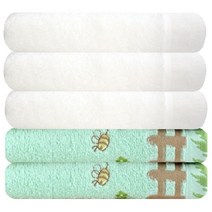 송월타월 뱀부얀 마르쉘 호텔수건 3p + 허니펜스 세면타올 연두 2p, 화이트, 1세트