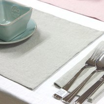 레브라이프 자연염색 15수 린넨 키친크로스 M, 연베이지, 1개