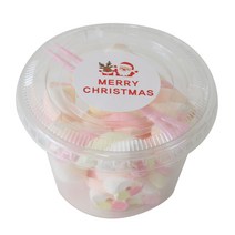 황씨네도시락 투명머핀컵 소 20p + 평면뚜껑 20p + X mas 화이트원형 스티커 24p + 미니포크 20p, 1세트