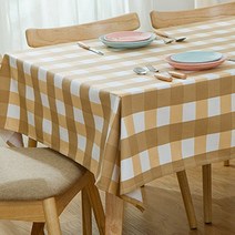 이코디 미니멀 체크 테이블 보, 래티스, 60 x 60 cm