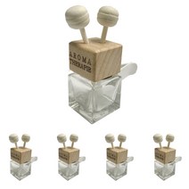 리브레캔들 디퓨저 차량용 카퍼퓸 송풍구 우드롤리팝 용기 5p + 클립 5p, 혼합 색상, 6ml