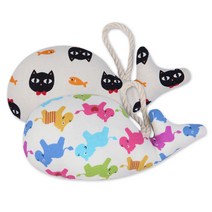 보드래 강아지장난감 인형 킁킁토이 돌고래 17 x 8 cm, 고양이패턴, 말패턴, 2개입