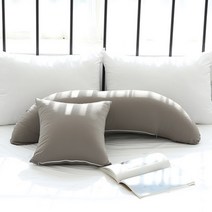 아유베딩 반달 바디필로우, 다크그레이