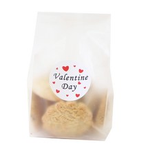 황씨네도시락 반투명 M봉투 50p + 발렌타인 원형 스티커 하트 25p + 발렌타인데이 25p, 1세트