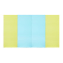 퍼니존 퍼니테라피 유아폴더매트 피스타치오비비드 시리즈6, 피스타치오 + 스카이블루