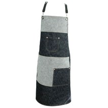 해피툴 가죽스트랩 데님 앞치마, E, 1개