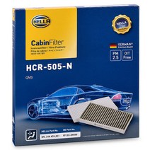 헬라 차량용 에어컨필터, HCR-505-N(QM3), 1개