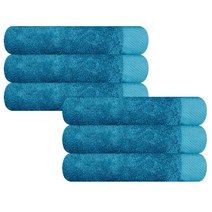 송월타월 뱀부얀 마르쉘 호텔수건, 마린블루, 6개