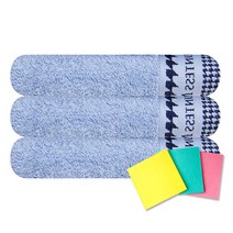 송월타월 카운테스마라 시티 타월 3p + 독일행주 랜덤 발송 3p, 하늘, 1세트