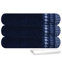 송월타월 카운테스 마라 시티 타월 3p + 수입 행주 30 하얀색, 청색, 1세트