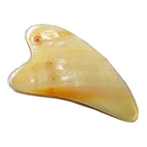 헬스플러스 천연 소뿔 얼굴윤곽 괄사 BJ-6021, 1개, 혼합 색상