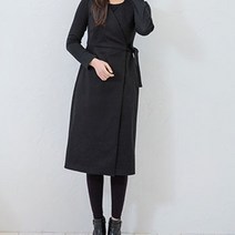 패턴인 여성 랩원피스 패턴시트 P1020, 혼합 색상, 1개
