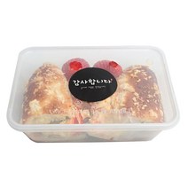 피크닉하우스 내열1칸일회용도시락 8p + 감사원형스티커 8p, 1세트, 8개