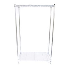 코랙 25파이 산업용 메탈 랙 390 x 1200 x 1800 2단, 실버