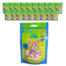 캣몽 고양이용 간식 사사미대구 닭 40g, 사사미, 20개입