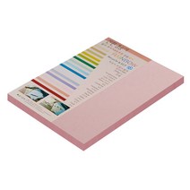 종이문화 친환경색지 레인보우카드 No.24 핑크, A4, 50매