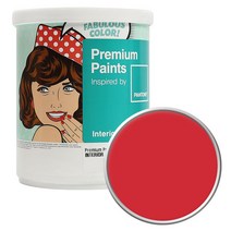 노루페인트 팬톤 내부용 실내벽면페인트 저광 1L, Flame Scarlet(18-1662)