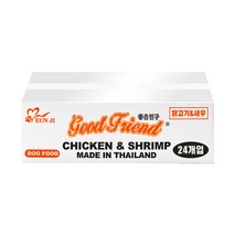 굿프랜드 강아지캔 100g, 닭고기 + 새우 혼합맛, 24개입